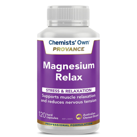 Chemists' Own Provance Magnesium Relax 120 Capsules - Cutprice Online