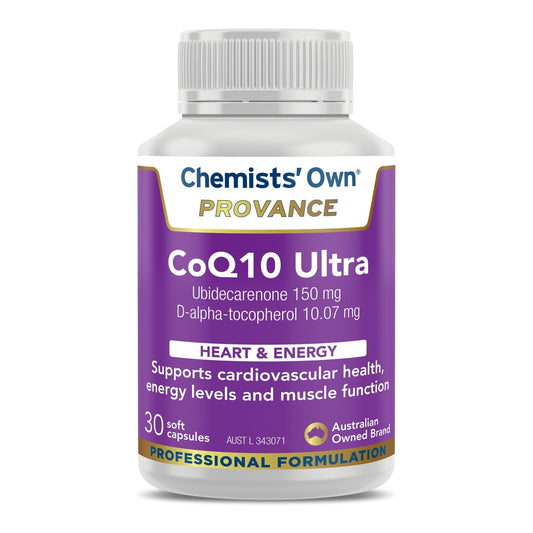 Chemists' Own Provance COQ10 Ultra 150mg 30 Capsules - Cutprice Online