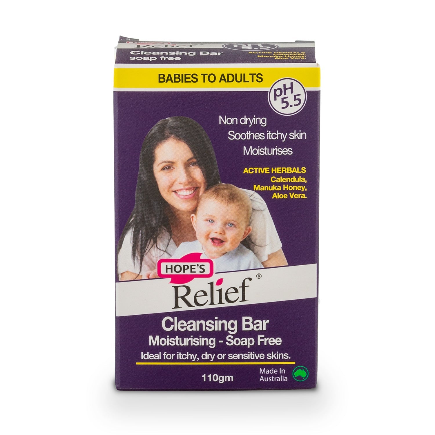 Hopes Relief Soap Free Cleansing Bar 110g - Cutprice Online