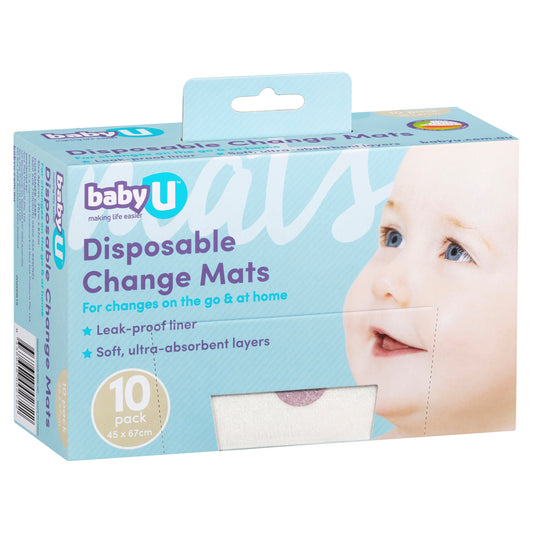 Baby U Disposable Change Mats 10 - Cutprice Online