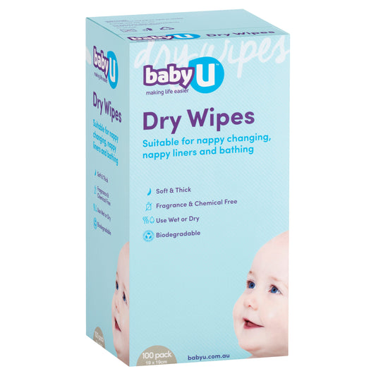 Baby U Dry Wipes 100 Pack - Cutprice Online