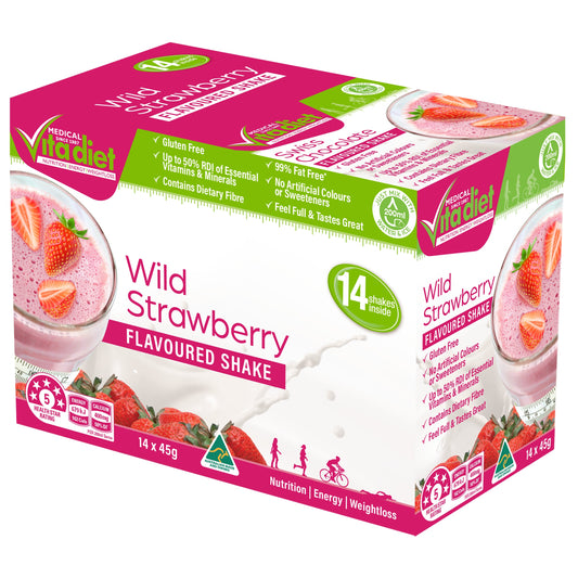 Vita Diet Wild Strawberry Sachets 14 - Cutprice Online