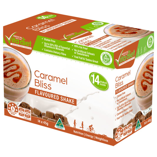 Vita Diet Caramel Bliss Smoothie Sachets 14 - Cutprice Online