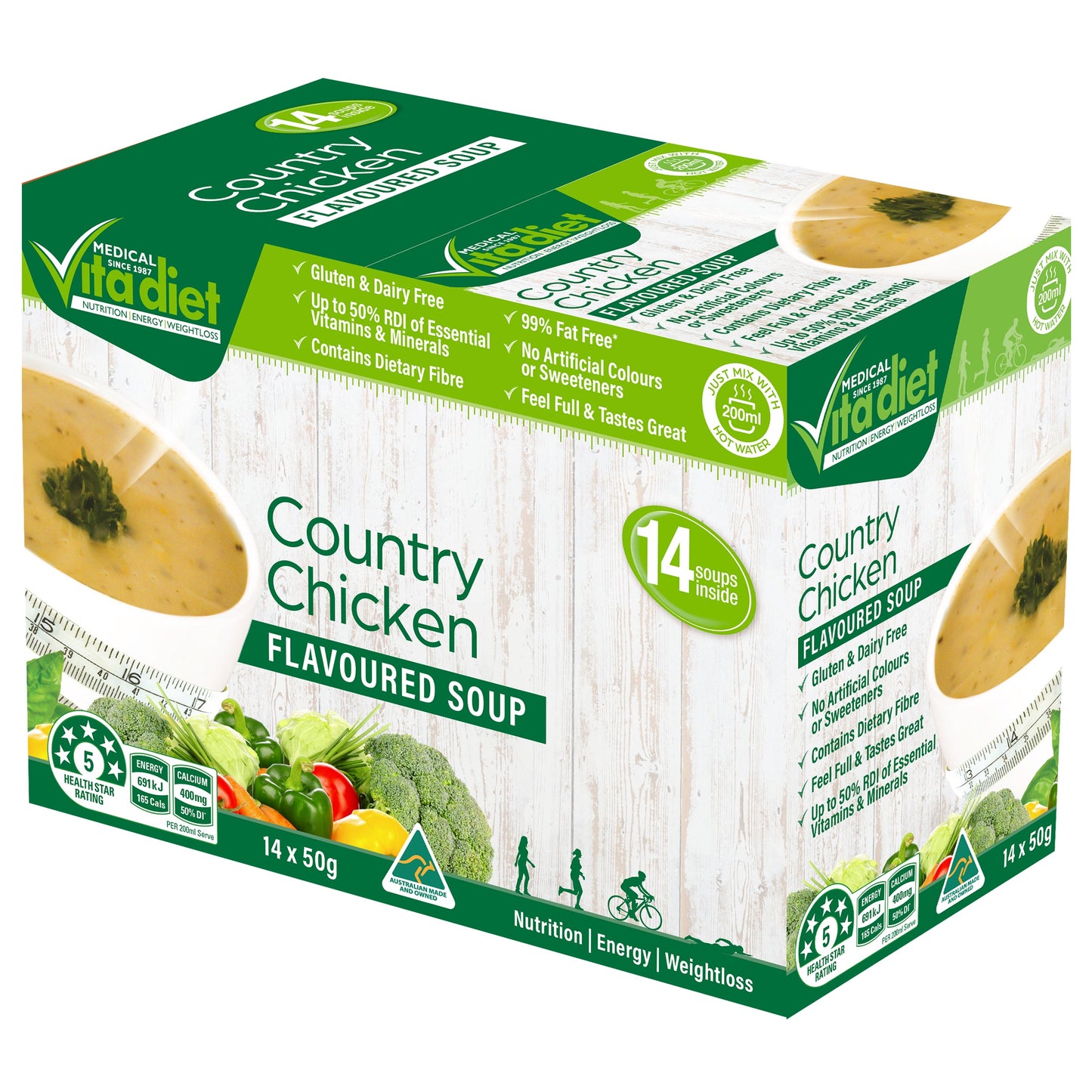 Vita Diet  Country Chicken Soup 14 Pack - Cutprice Online