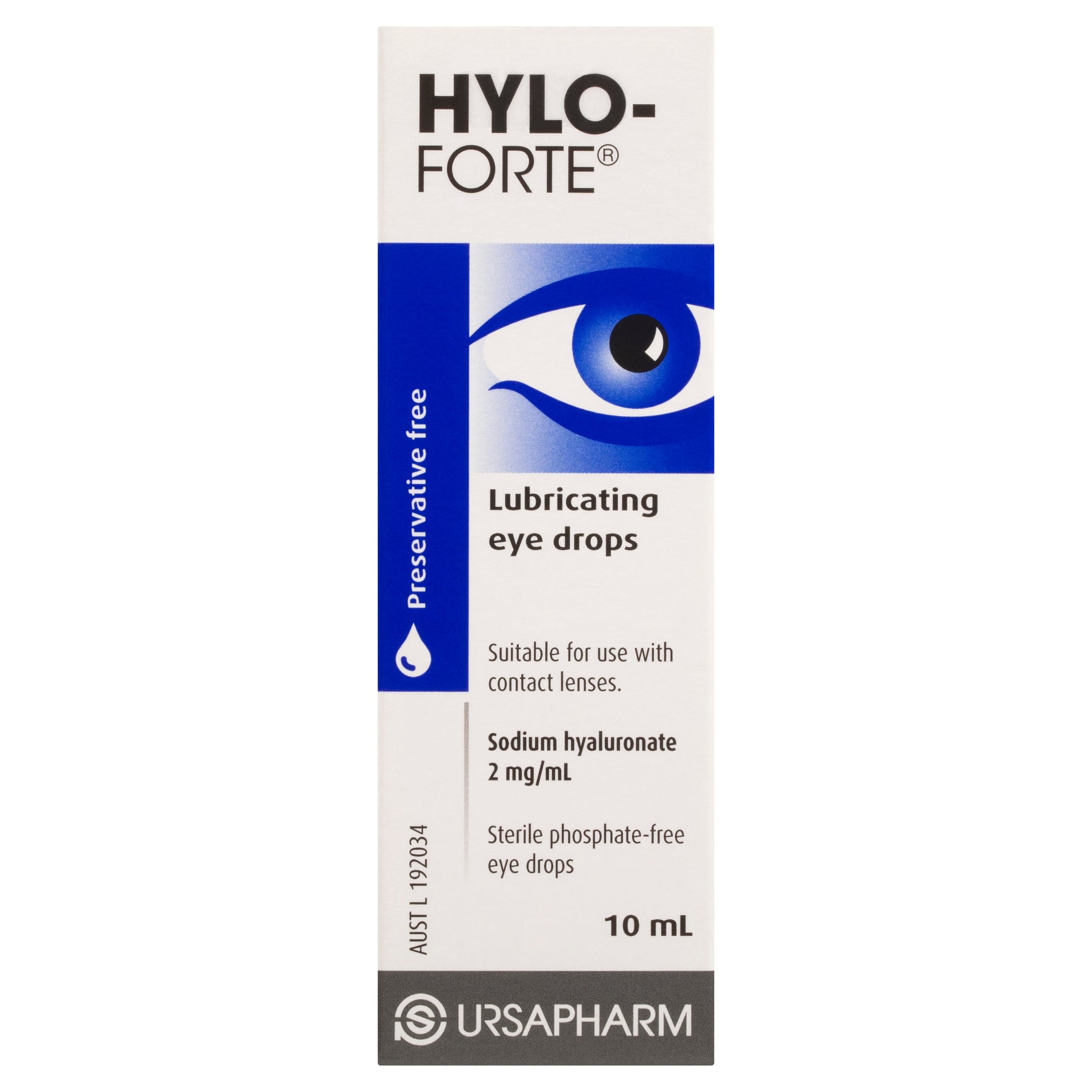 Hylo-Forte Lubricating Eye Drops 10ml - Cutprice Online