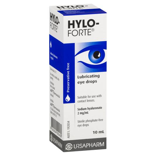 Hylo-Forte Lubricating Eye Drops 10ml - Cutprice Online