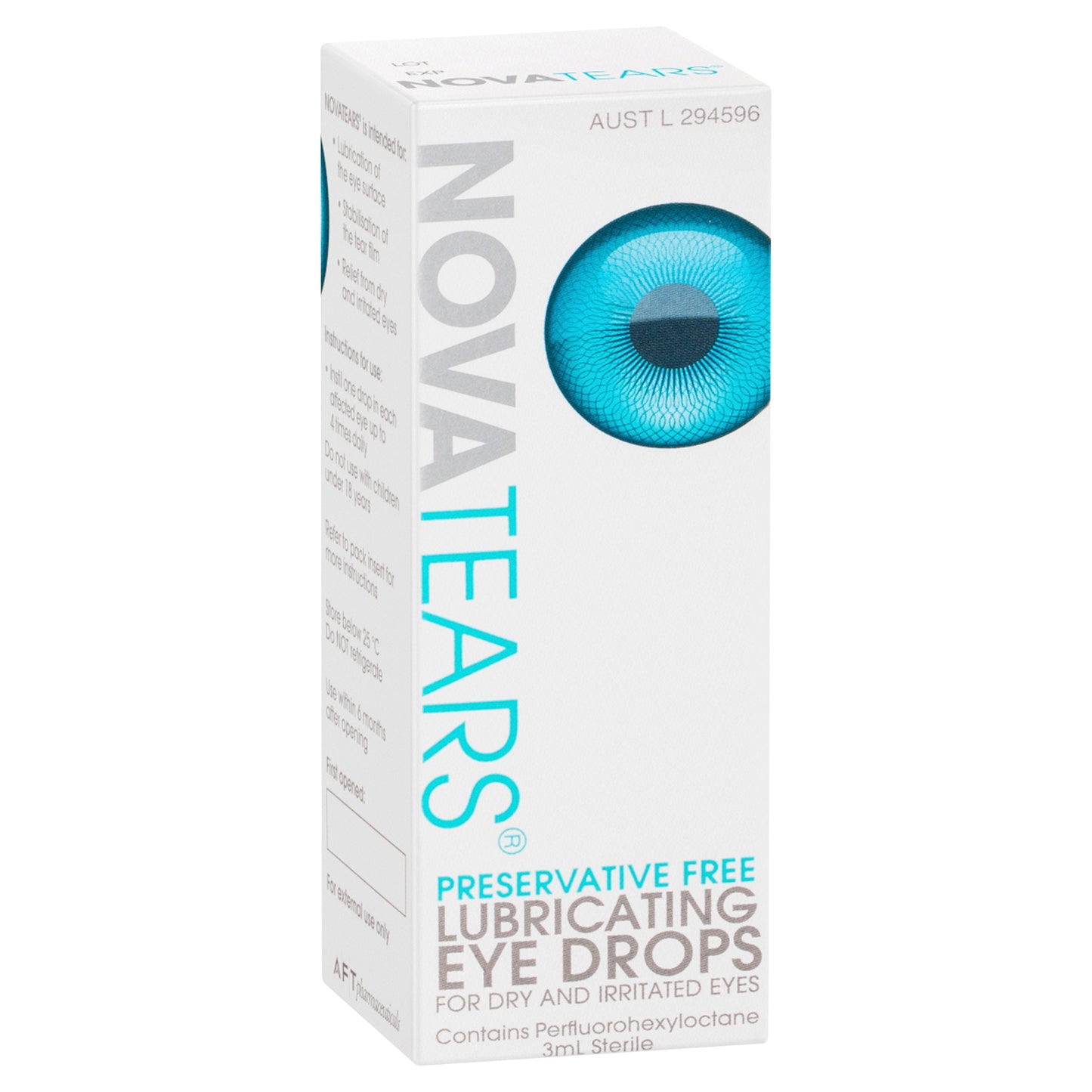 NovaTears Lubricating Eye Drops 3ml - Cutprice Online