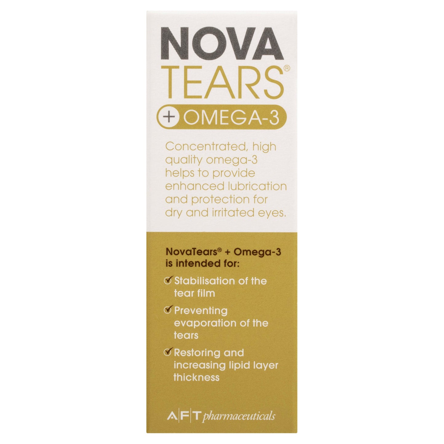 Nova Tears + Omega3 Lubricating Eye Drops 3ml - Cutprice Online