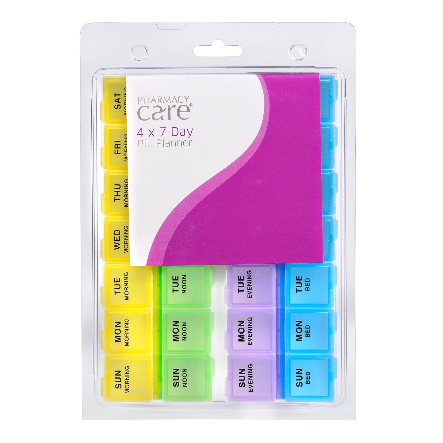 Pharmacy Care 4 X 7 Day Pill Planner - Cutprice Online