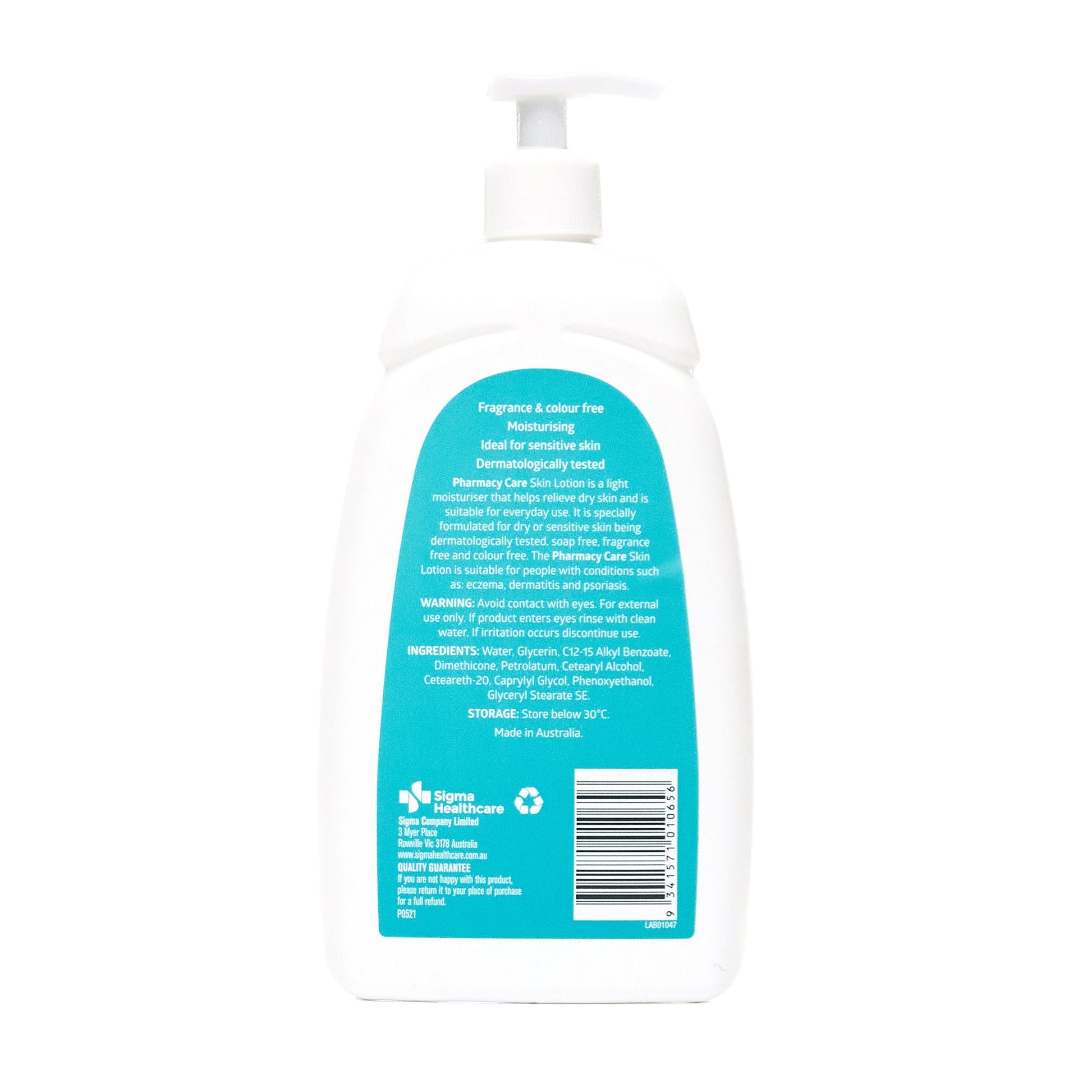 Pharmacy Care Sensitive Skin Lotion 1l