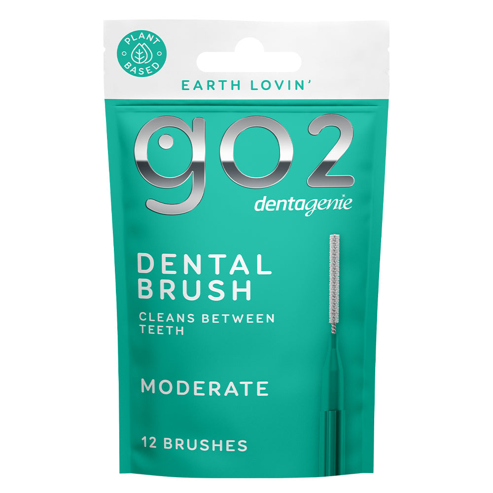 go2 Dentagenie Interdental Brush Moderate 12Pk - Cutprice Online