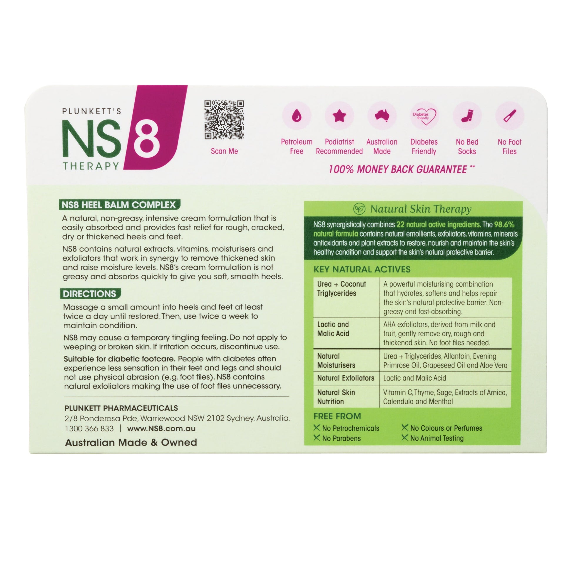 NS8 HEEL COMPLEX BALM 125ML - Cutprice Online