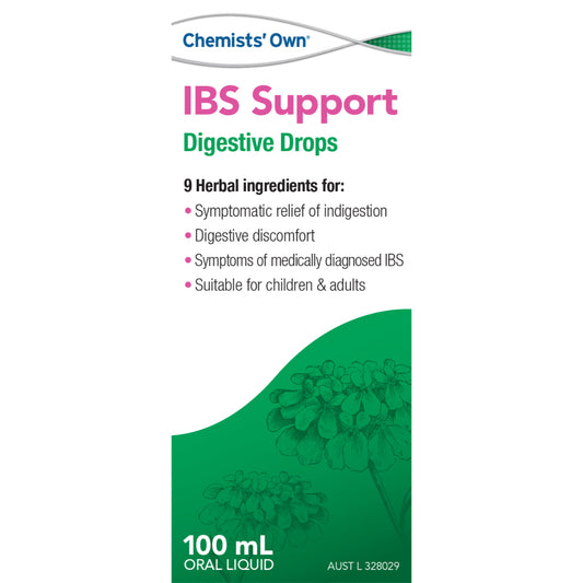 Chemists’ Own IBS Support Digestive Drops 100ml (Alternative to Iberogast) - Cutprice Online