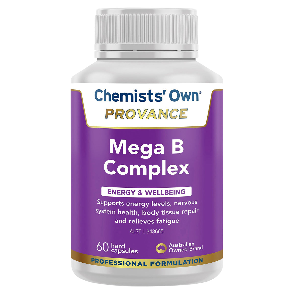 Chemists' Own Provance Mega B Complex 60 Capsules