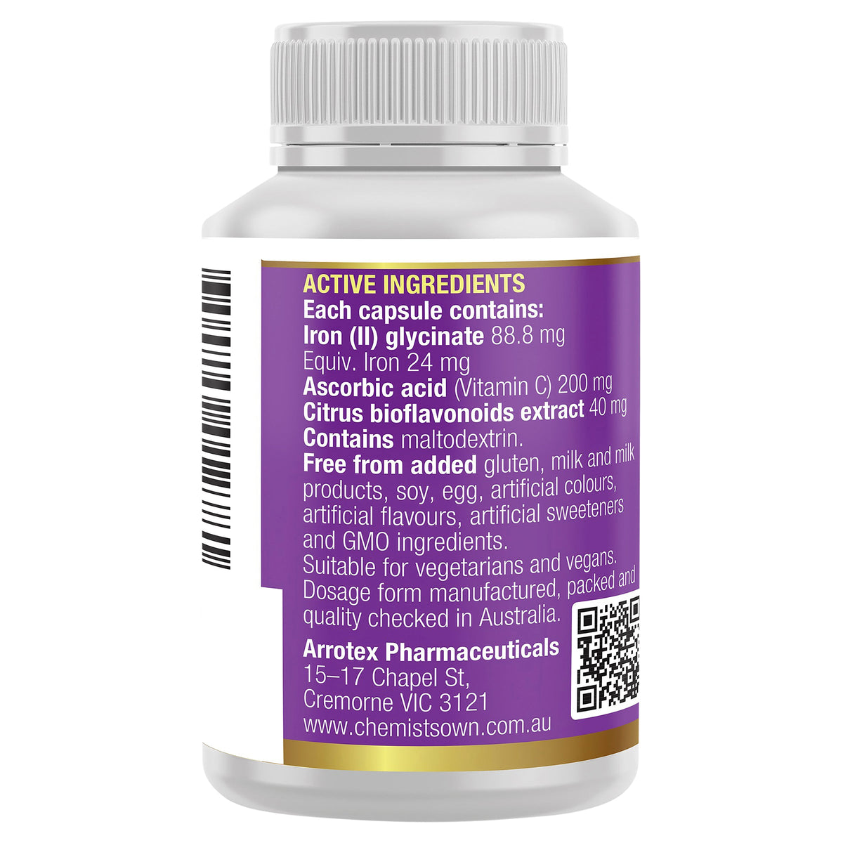 Chemists' Own Provance Iron Advanced 30 Capsules