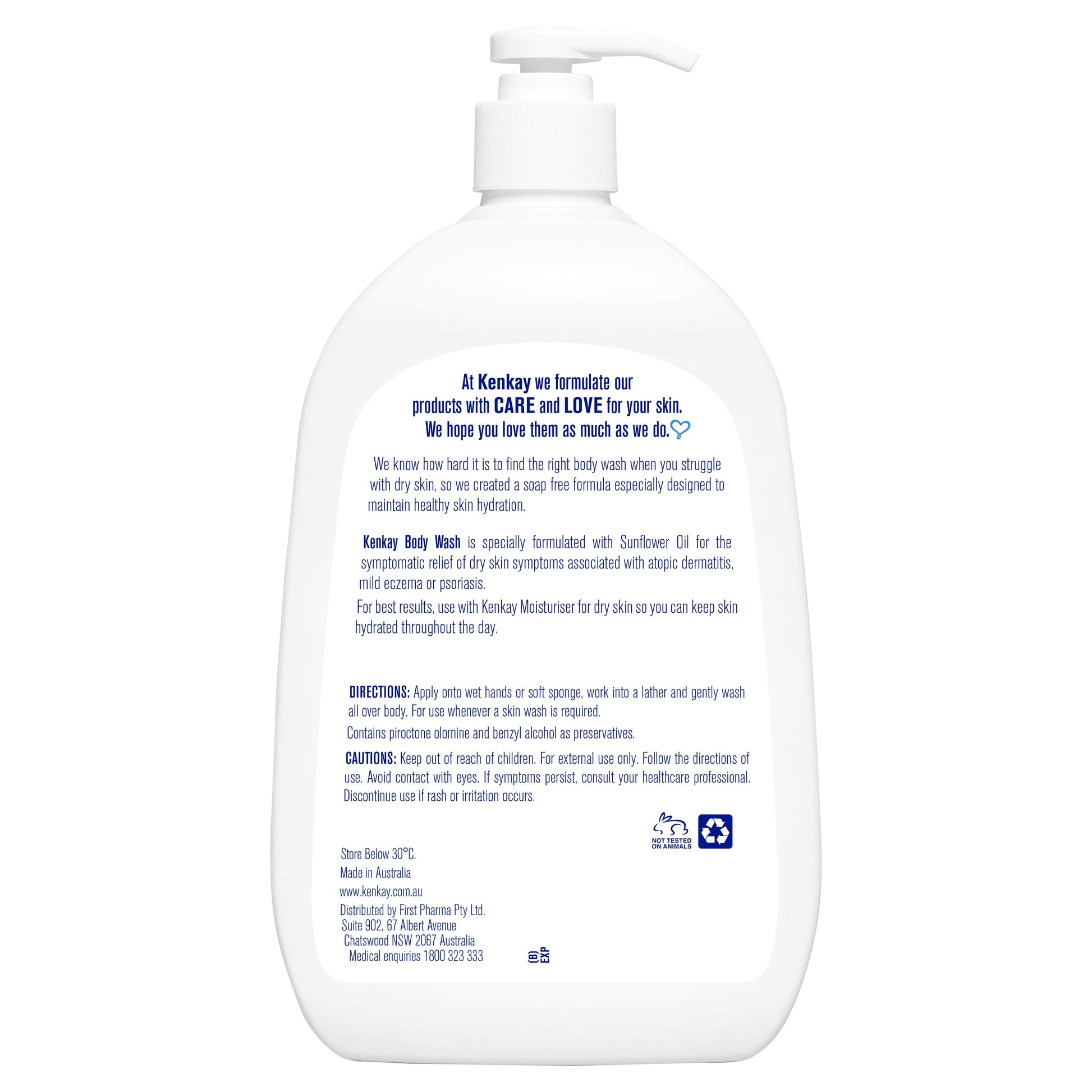 Kenkay Dry Skin Body Wash 1 Litre - Cutprice Online