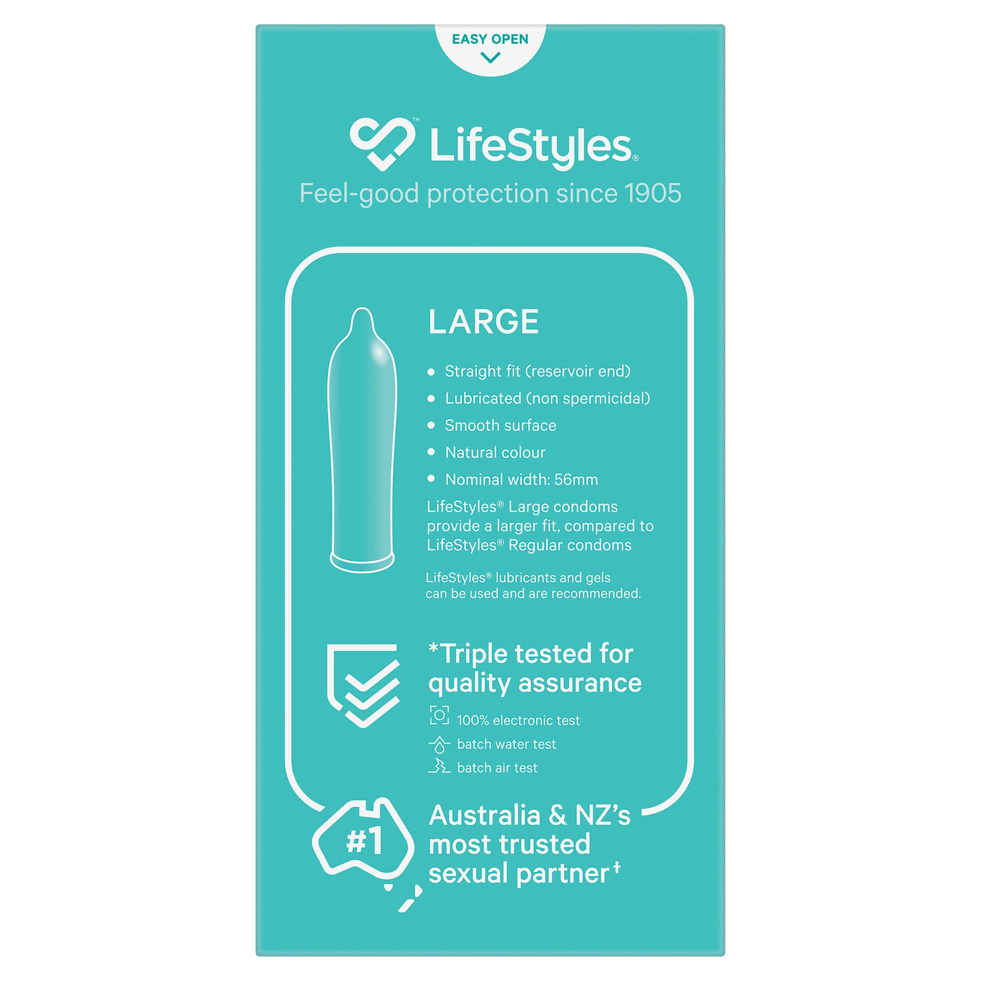 LifeStyles Condoms Large 10 Pack - Cutprice Online