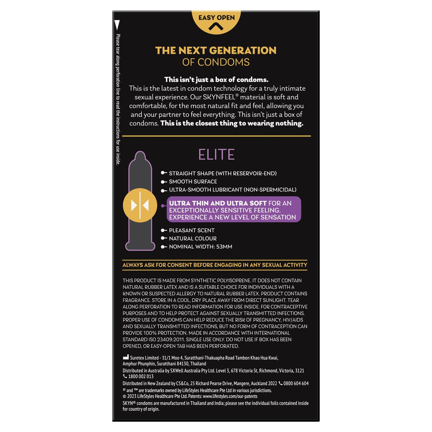 SKYN Elite Condoms 10 Pack - Cutprice Online