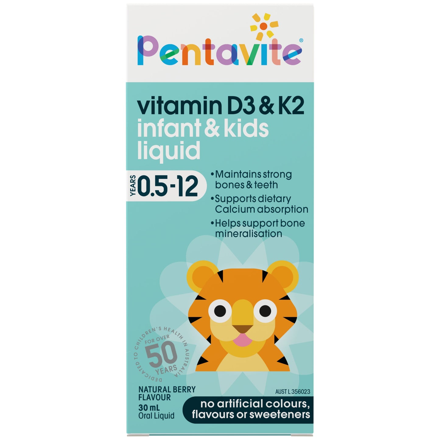 Pentavite Vitamin D3 & K2 Kids Liquid 30ml - Cutprice Online