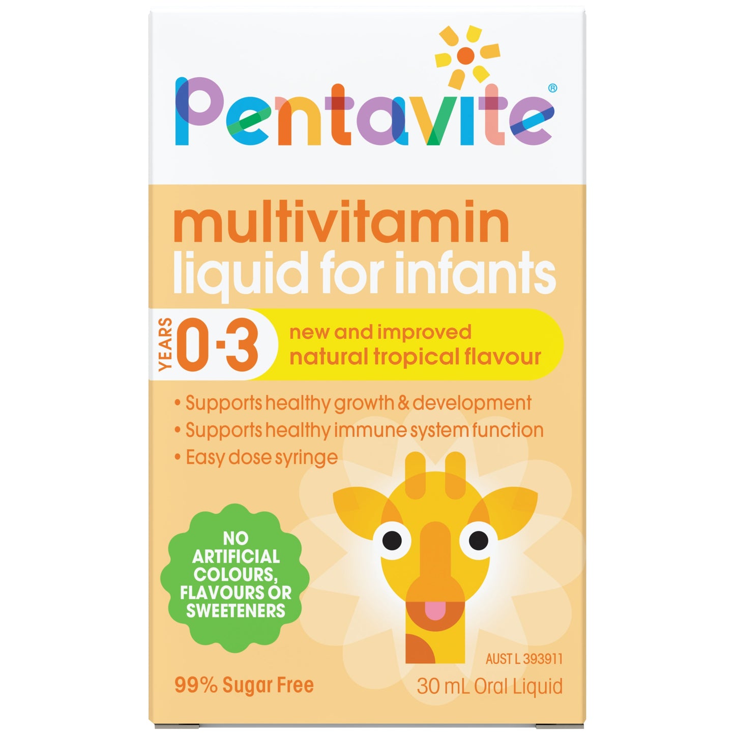 Pentavite Multivitamin Liquid for Infants 30mL - Cutprice Online