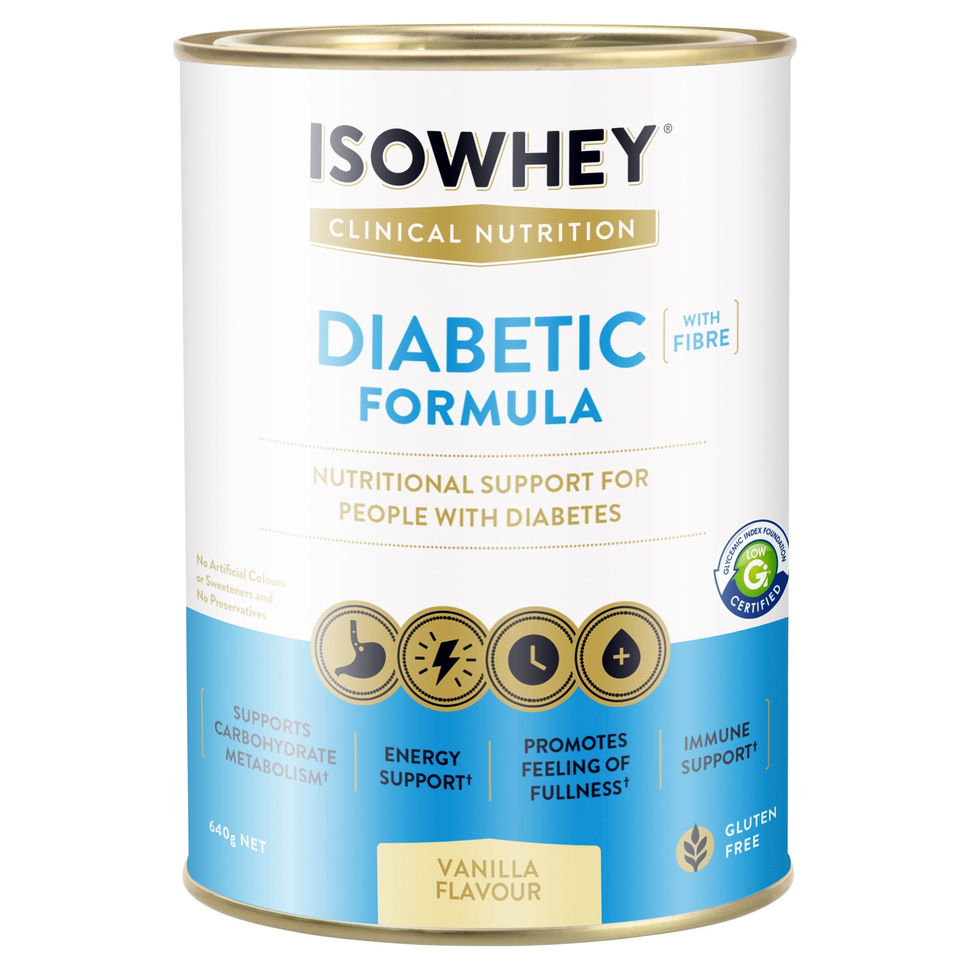 IsoWhey Madagascan Vanilla Diabetic Formula 640g - Cutprice Online