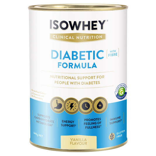 IsoWhey Madagascan Vanilla Diabetic Formula 640g - Cutprice Online