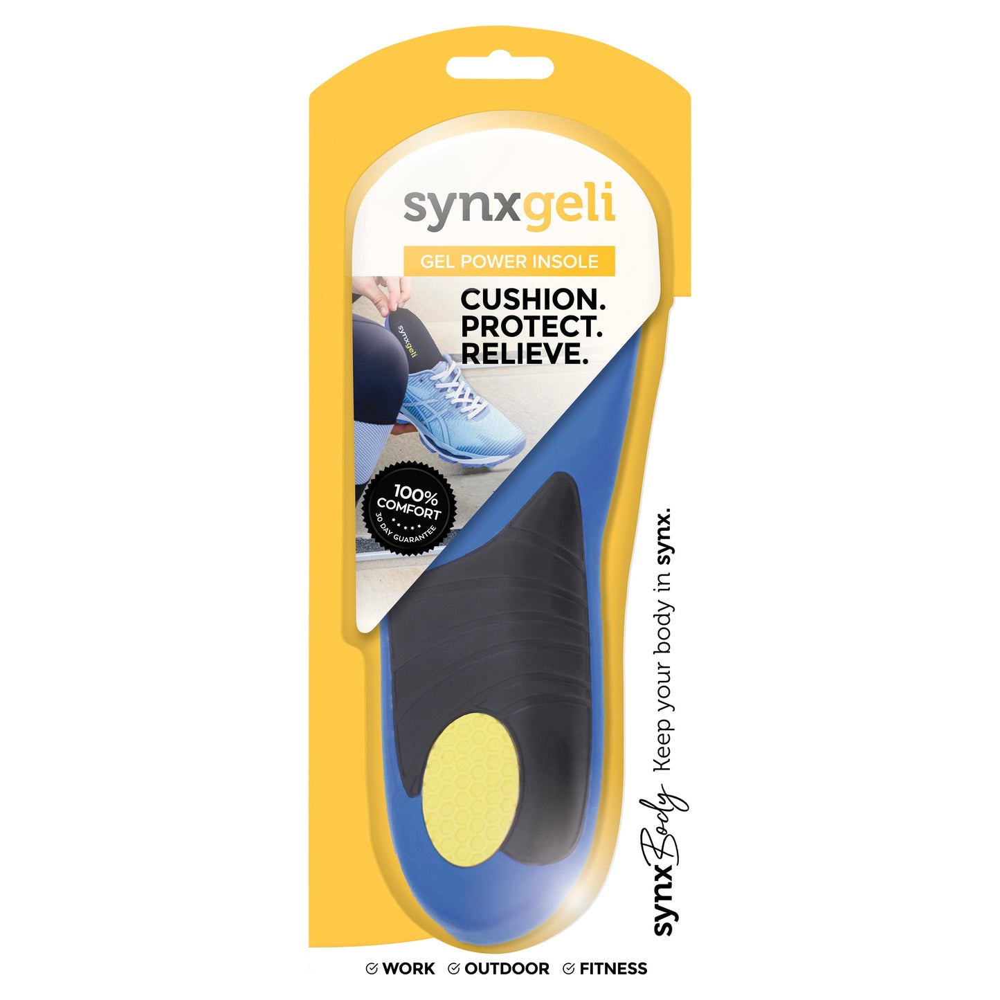 SYNXGELI POWER INSOLE LARGE - Cutprice Online