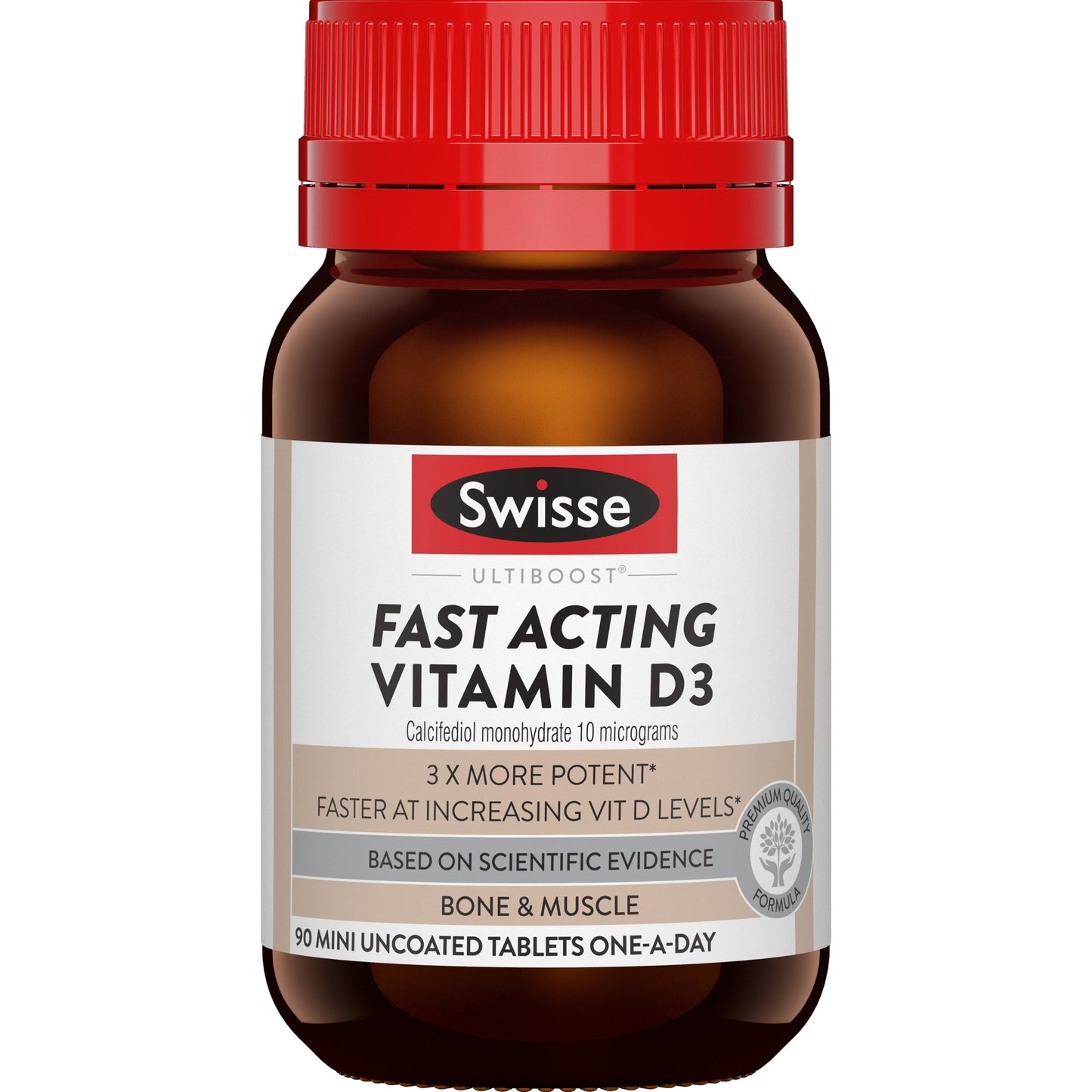 SWISSE Ultiboost Fast Acting Vitamin D3 90 Mini Tablets - Cutprice Online