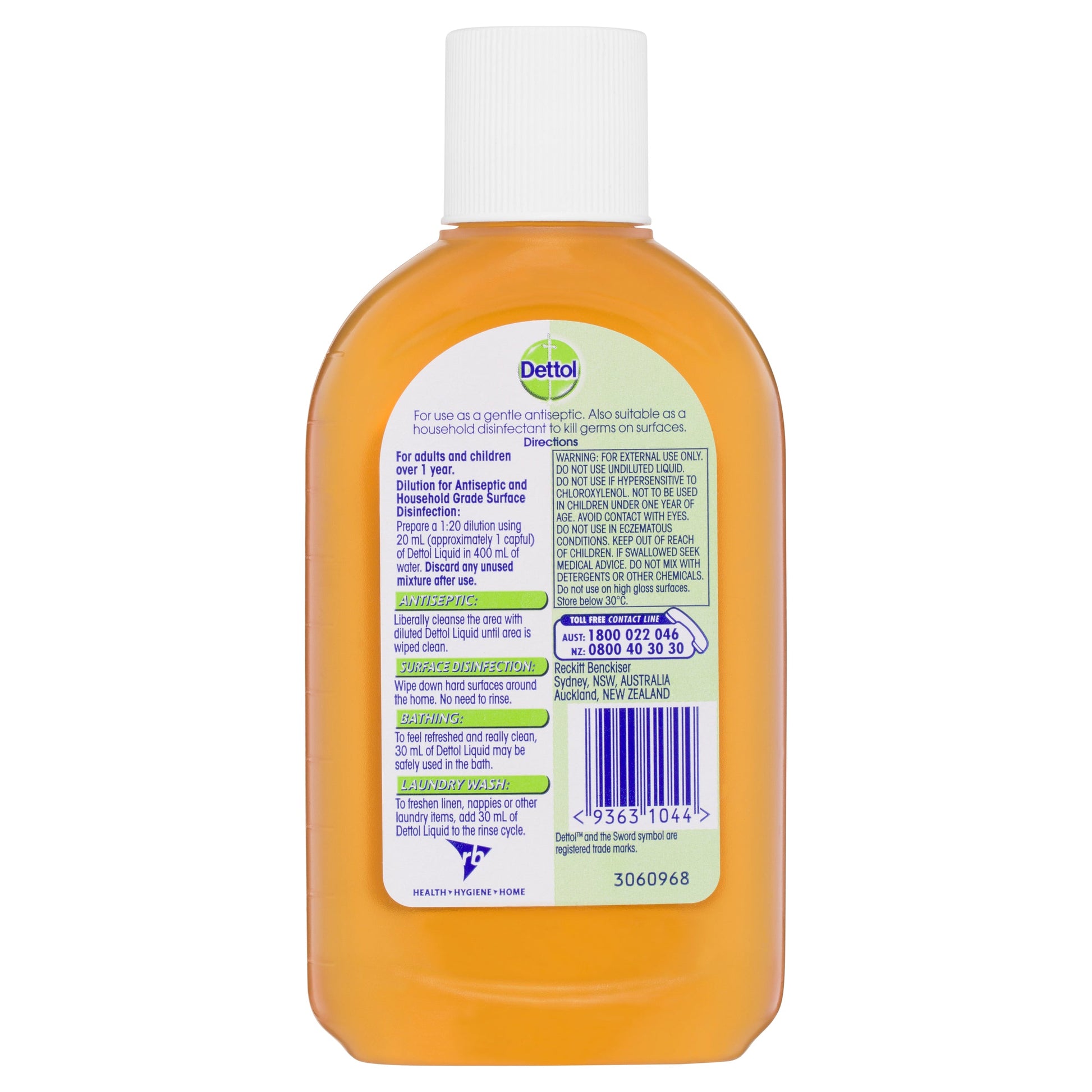 Dettol Antiseptic Antibacterial Disinfectant Liquid 250ml - Cutprice Online