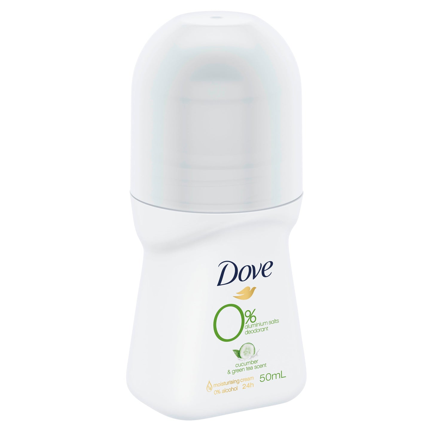 Dove for Women Roll On Deodorant Cucumber Zero Aluminium 50ml - Cutprice Online