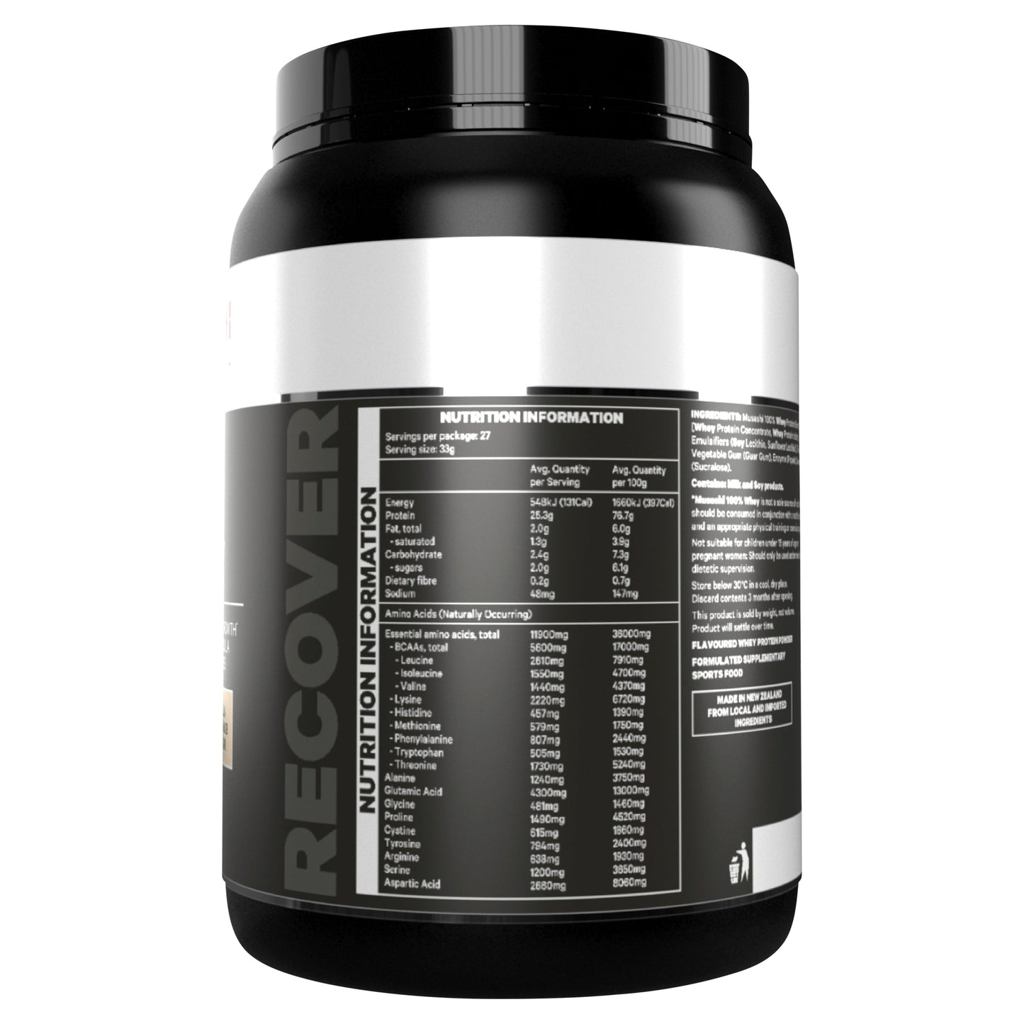 Musashi 100% Whey Vanilla 900g - Cutprice Online
