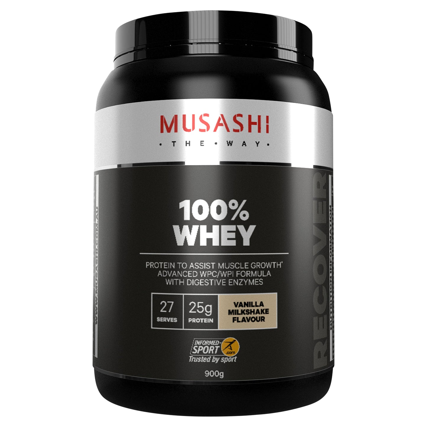 Musashi 100% Whey Vanilla 900g - Cutprice Online