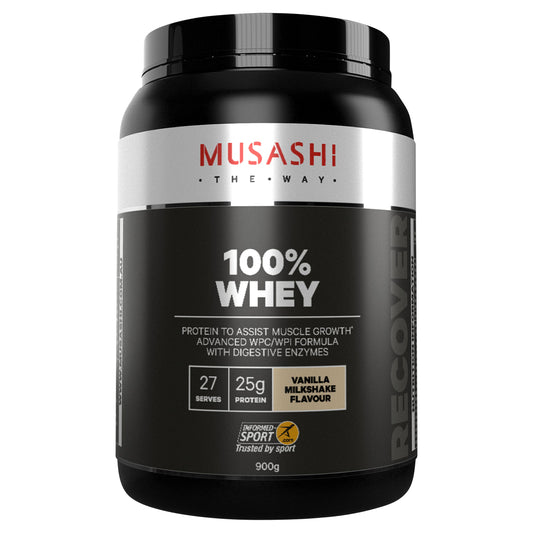 Musashi 100% Whey Vanilla 900g - Cutprice Online