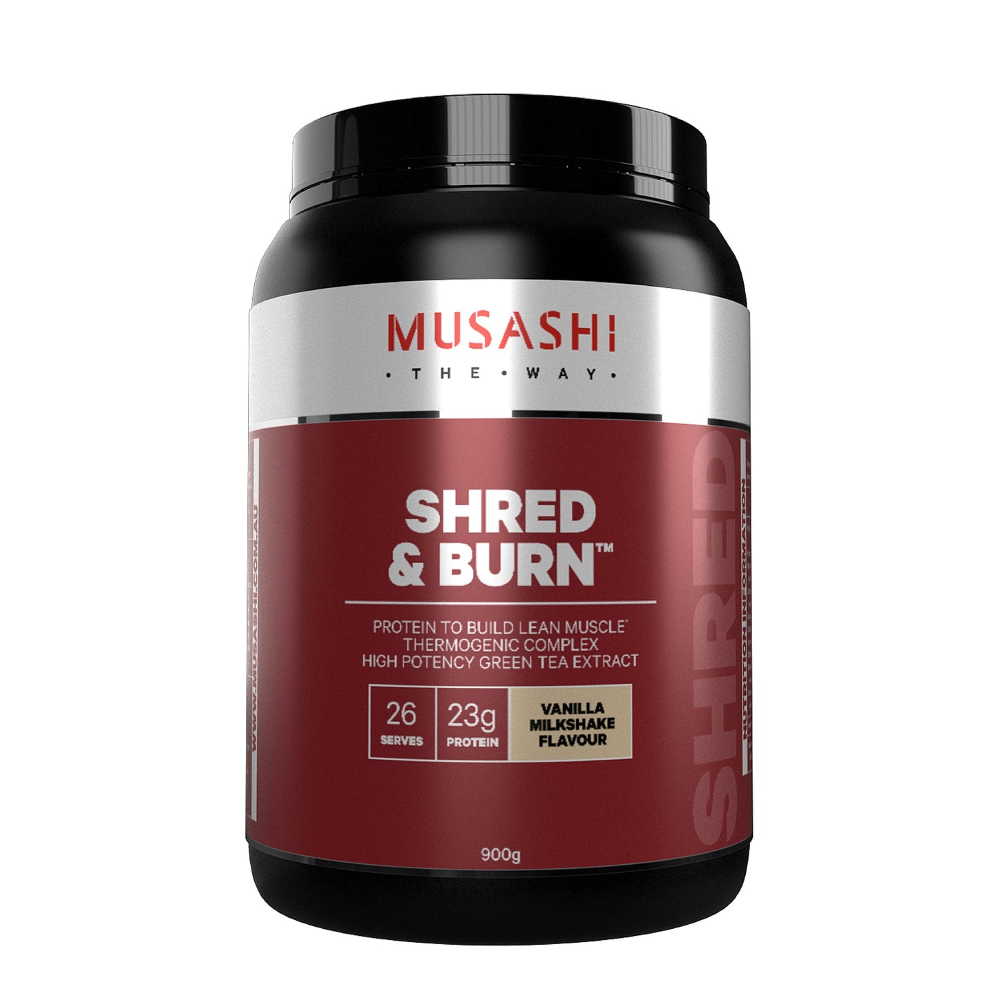 Musashi Shred And Burn Vanilla 900g - Cutprice Online