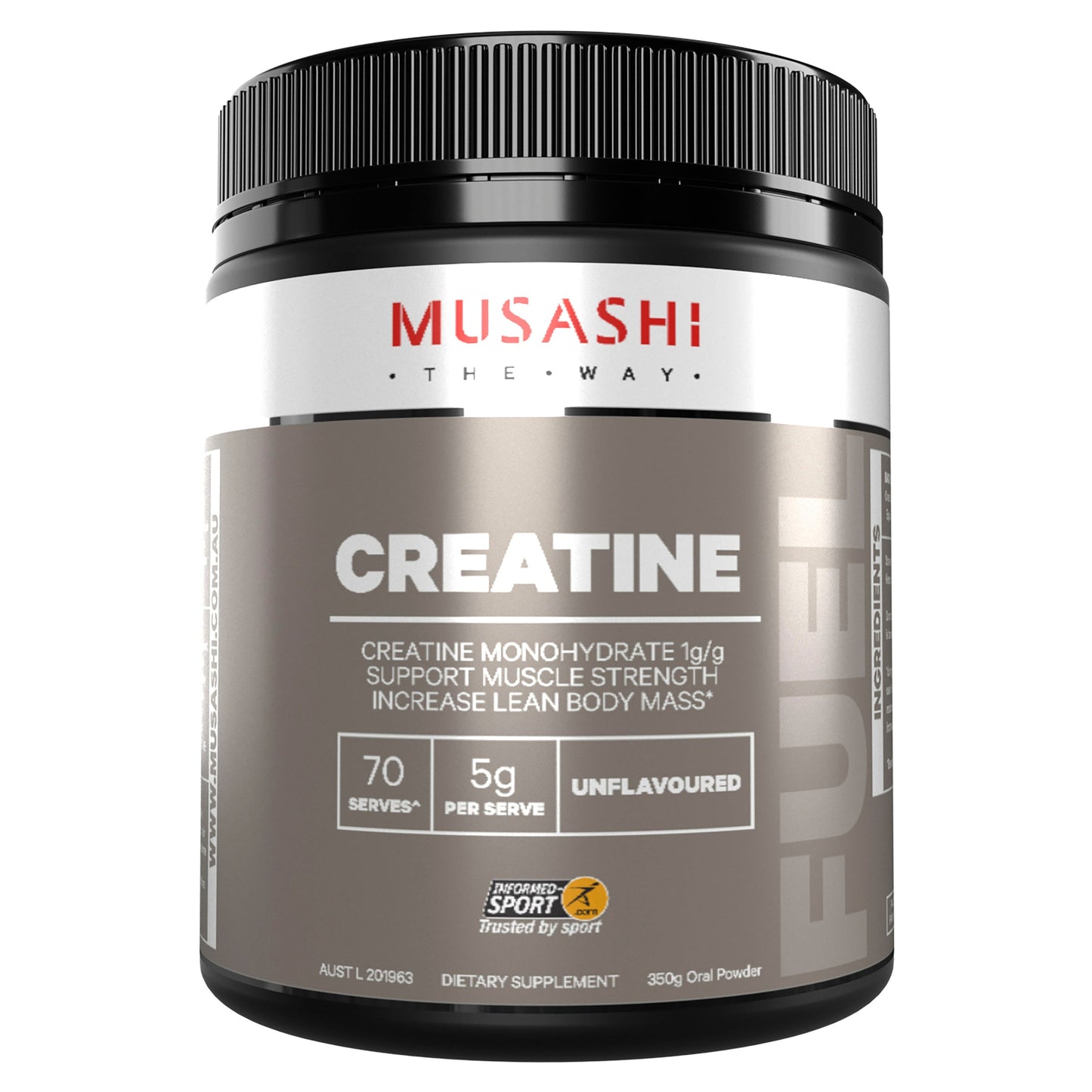 Musashi Creatine Unflavoured 350g - Cutprice Online