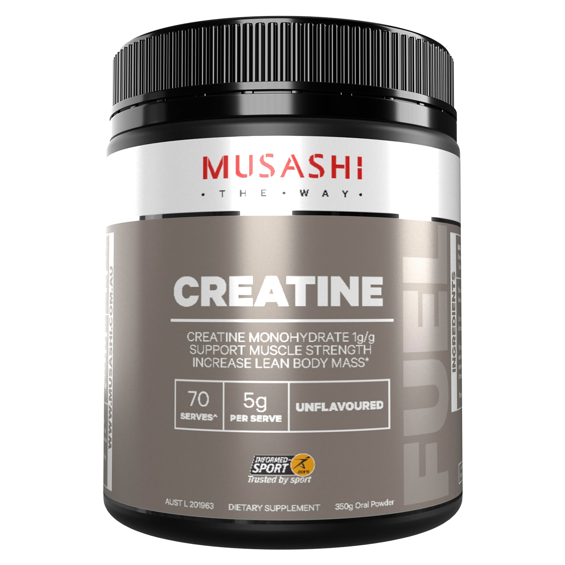 Musashi Creatine Unflavoured 350g - Cutprice Online