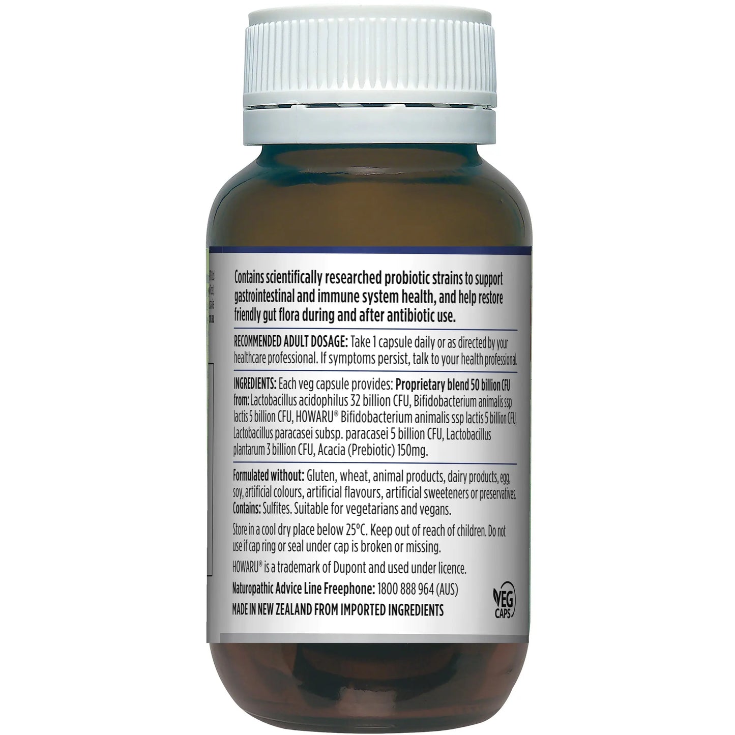 NutraLife Probiotica High Potency 50 Capsules NUTRALIFE