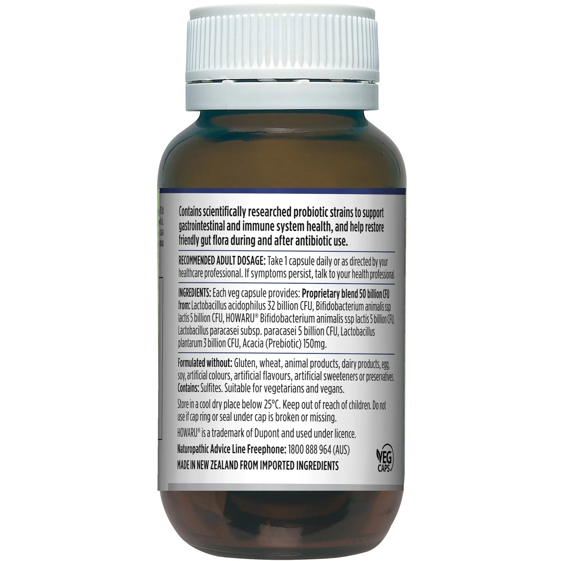NutraLife Probiotica High Potency 50 Capsules NUTRALIFE