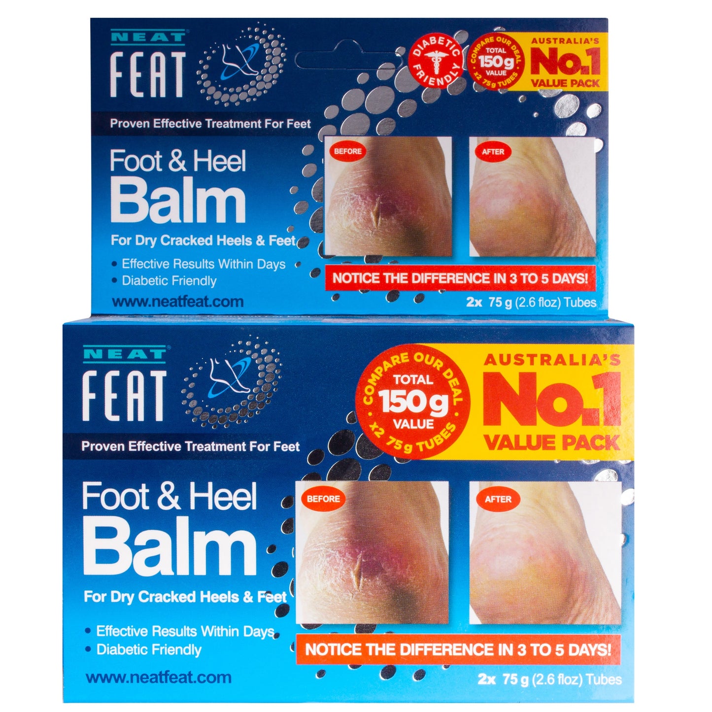 Neat Feat Heel Balm 2 for 1 - 75g - Cutprice Online