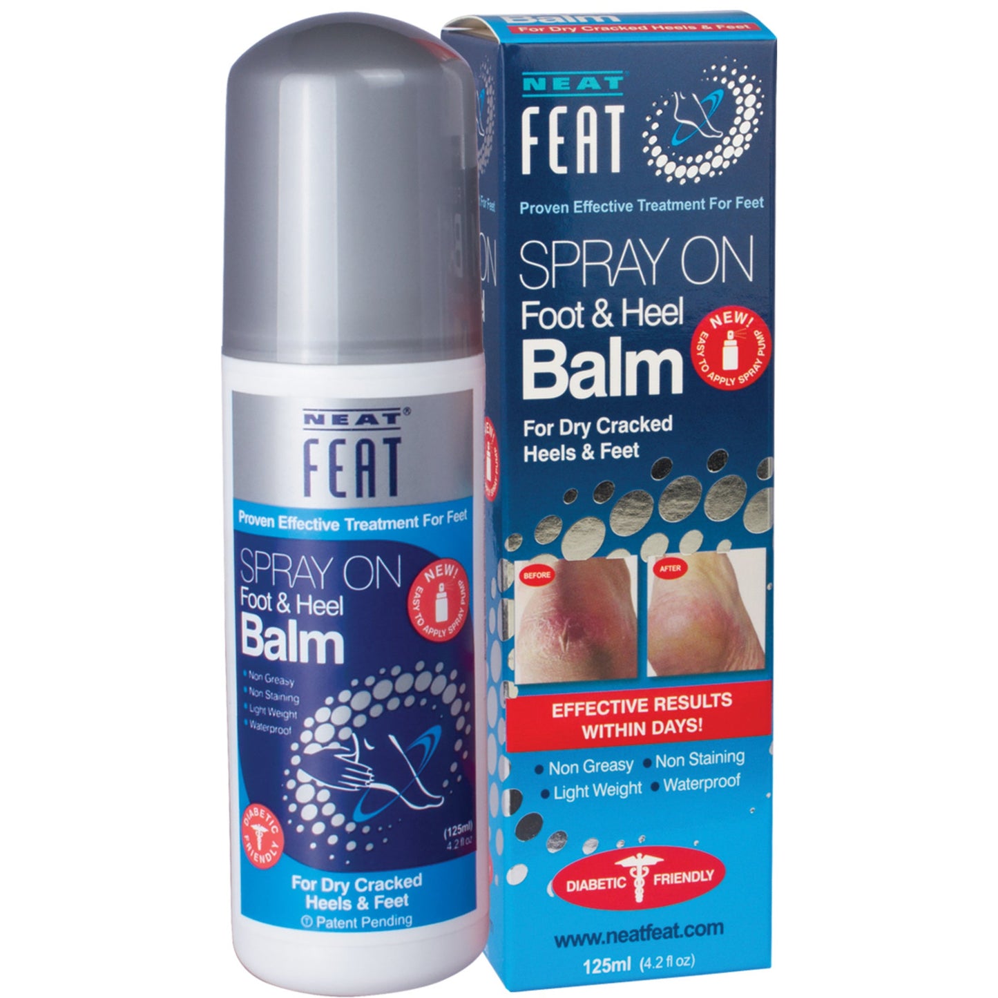 Neat Feat Foot & Heel Balm Spray 125ml - Cutprice Online