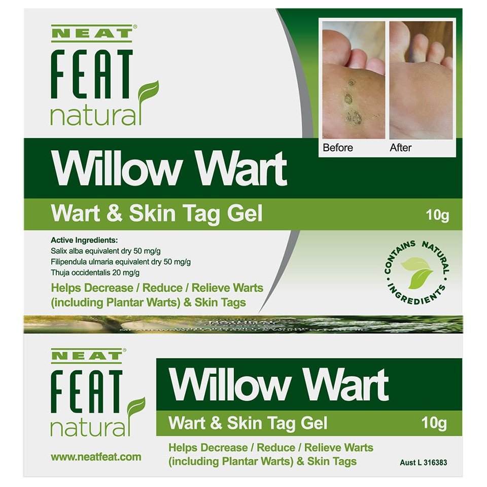 Neat Feat Natural Willow Wart Wart and Skin Tag Gel 10g - Cutprice Online