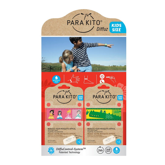 Para'kito Mosquito Repellent Kids Coloured Wrist Band