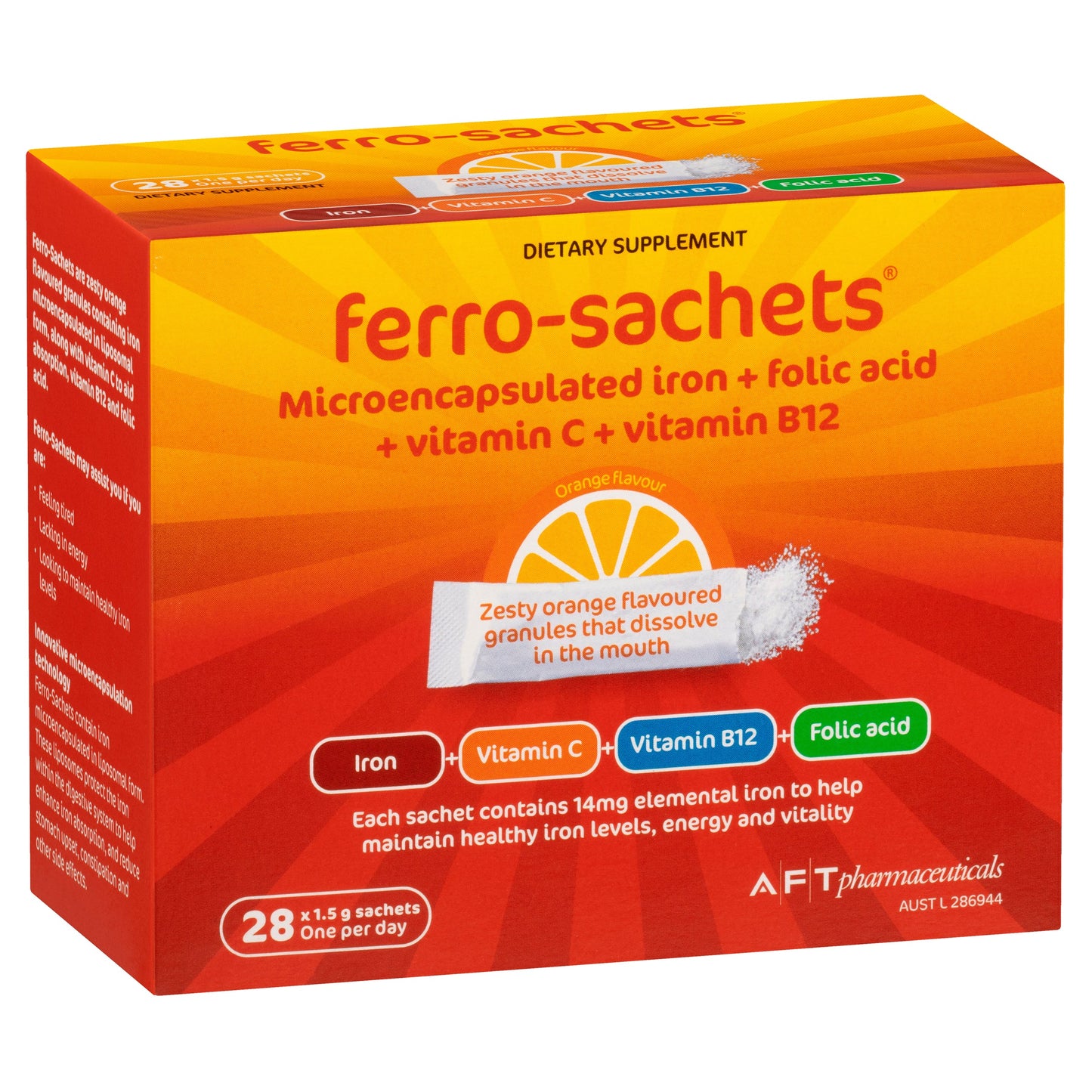 Ferro Sachet 28 x 1.5g Sachets - Cutprice Online