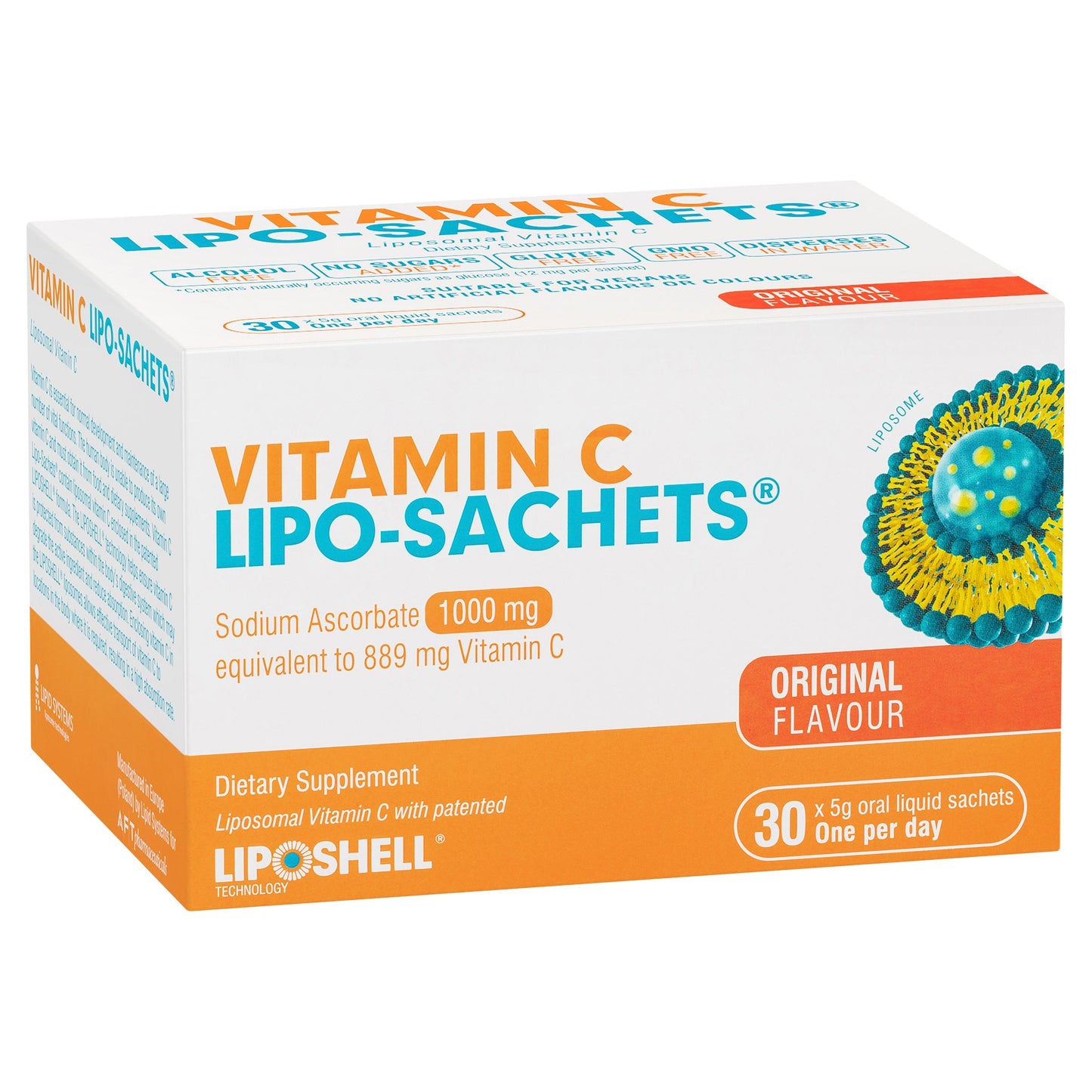 Lipo-Sachets Vitamin C Original 5g 30 Sachets - Cutprice Online