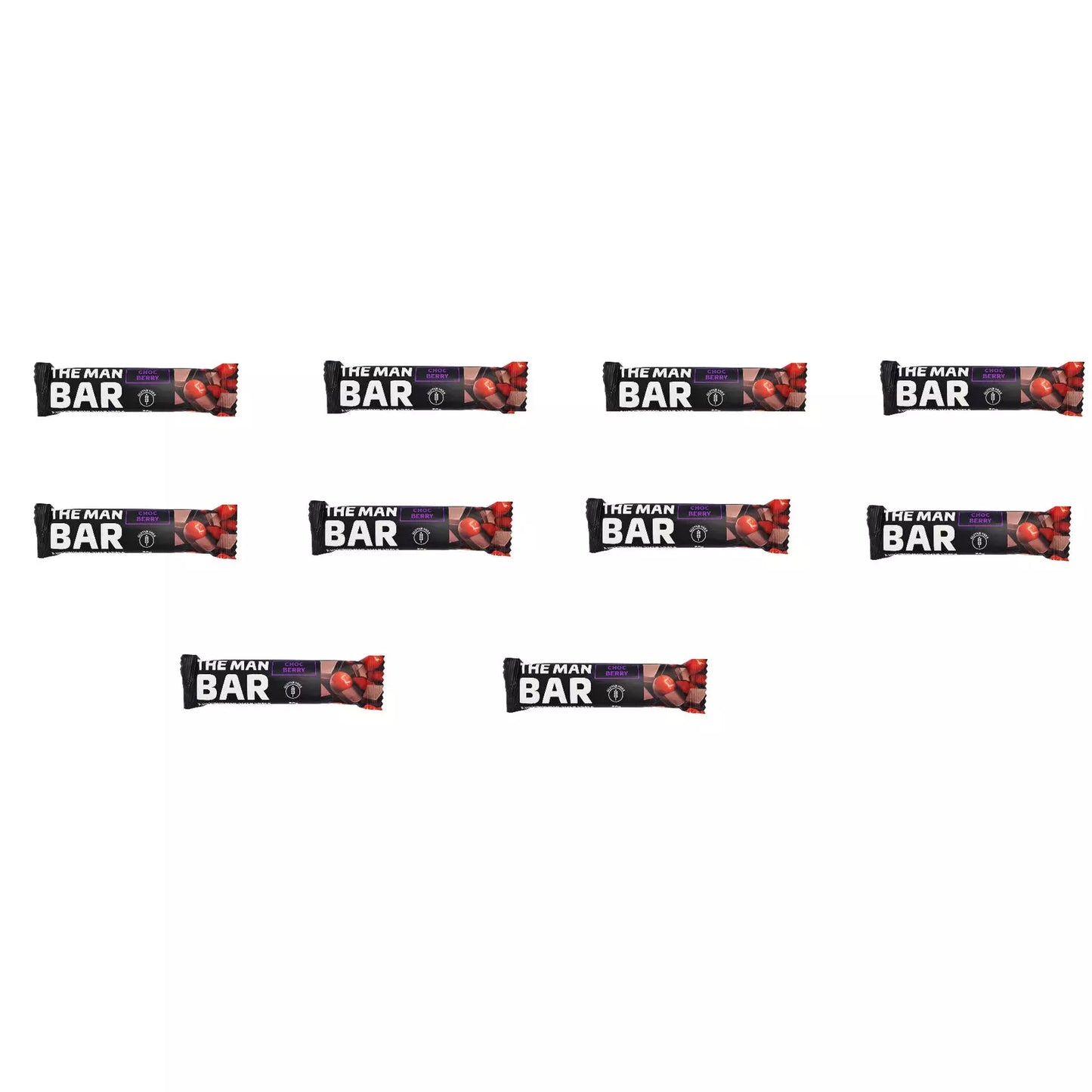 The Man Bar Choc Berry 50g 10PK - Cutprice Online
