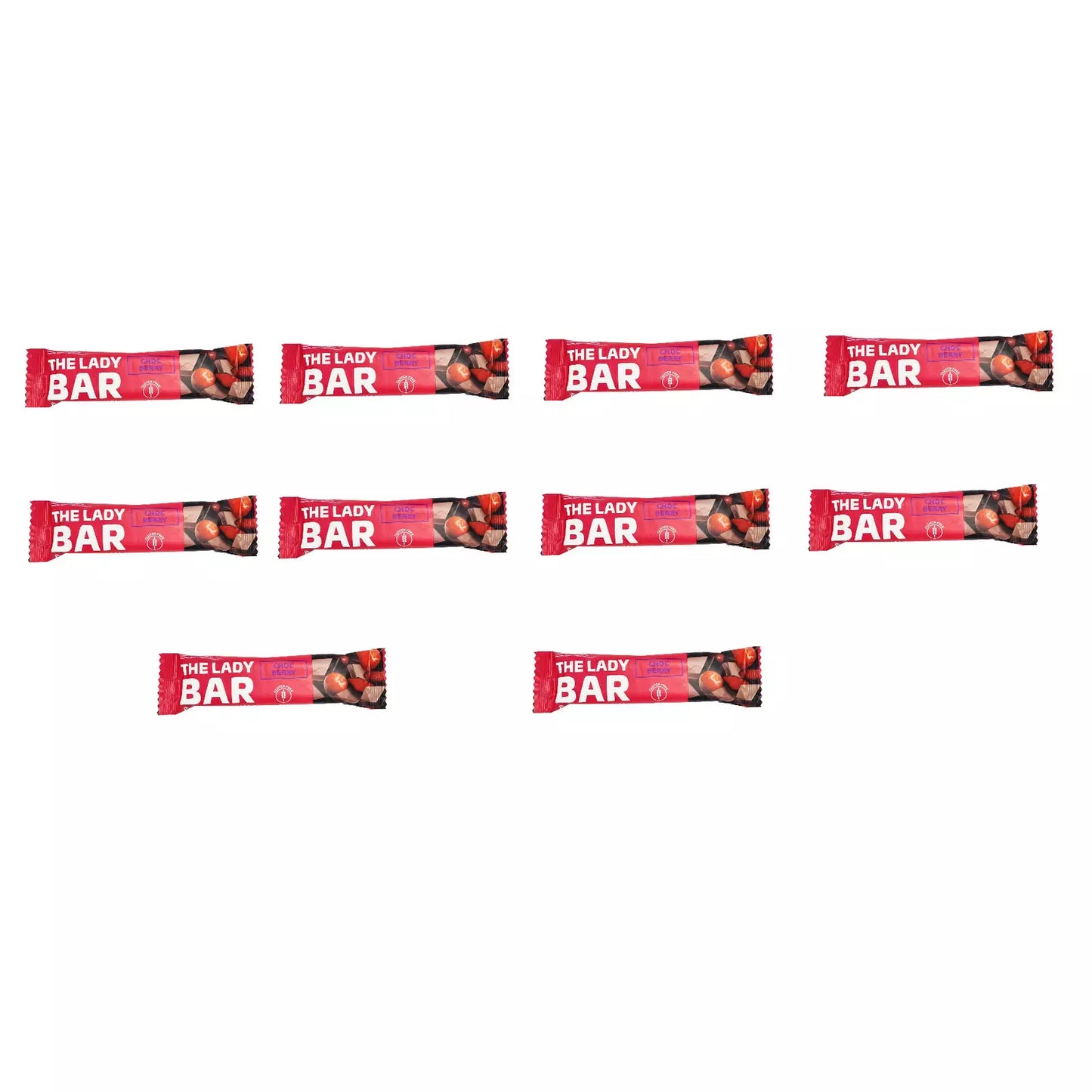 The Lady Bar Choc Berry 50g 10PK - Cutprice Online
