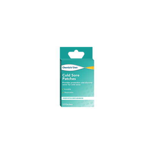 Chemists' Own Cold Sore Patches 12 Pack