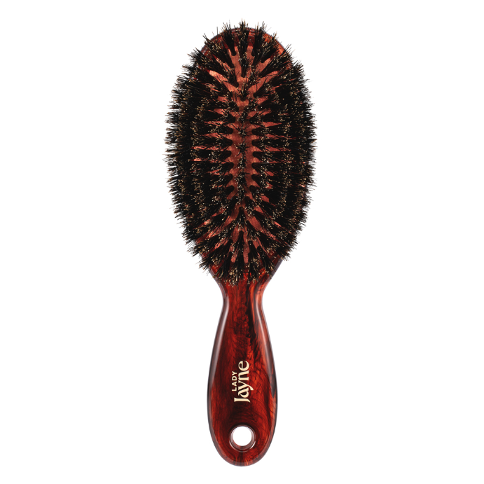 Lady Jayne Boar Bristle Pad Brush  Purse-Sized
