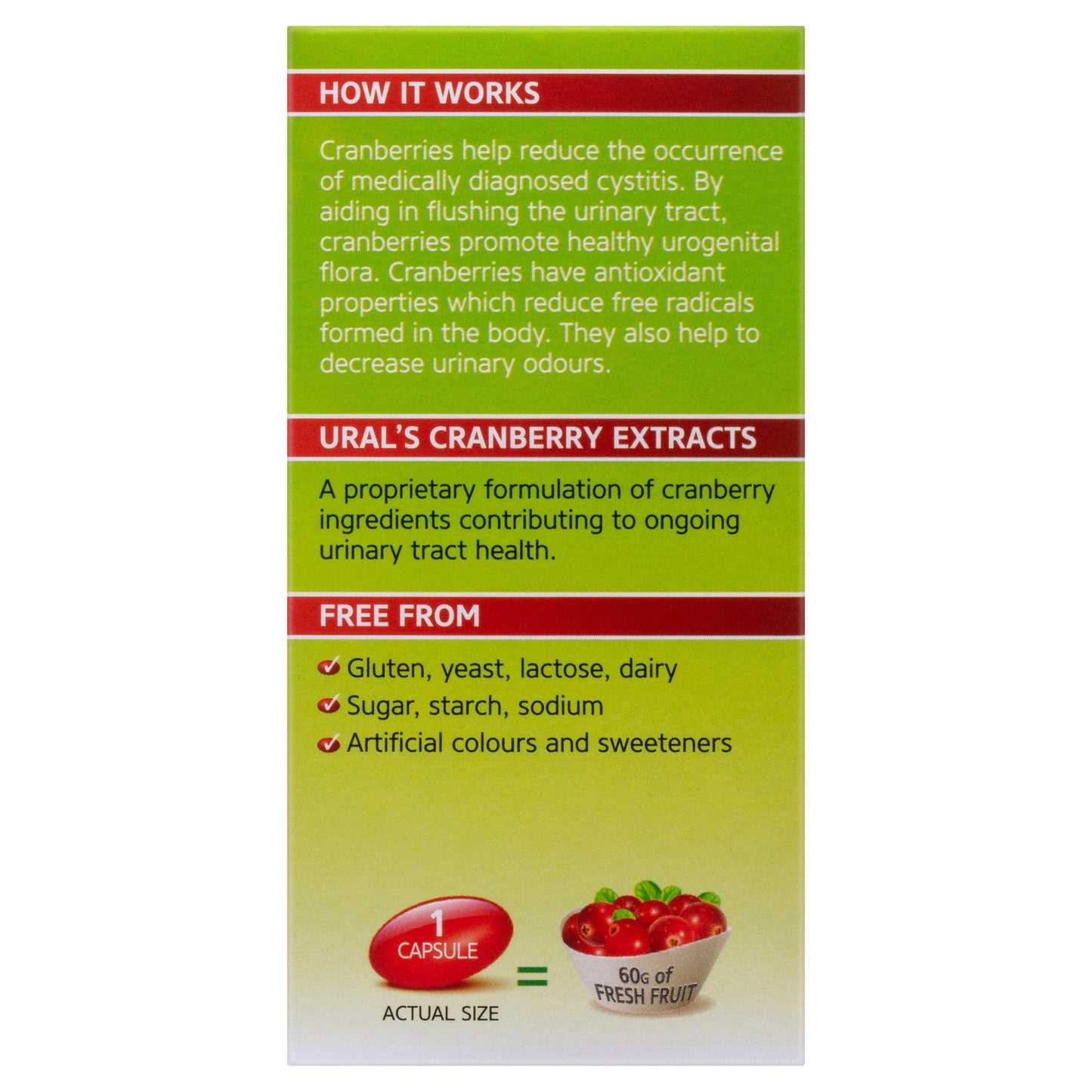 Ural Cranberry Daily 90 Capsules - Cutprice Online