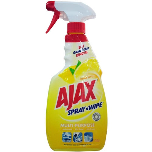 Ajax Spray N wipe Lemon Citrus Trigger 500ml - Cutprice Online